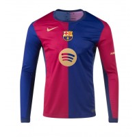 Maglie da calcio Barcelona Prima Maglia 2024-25 Manica Lunga